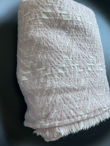 Plaid schal tuch rosa beige - plaid,