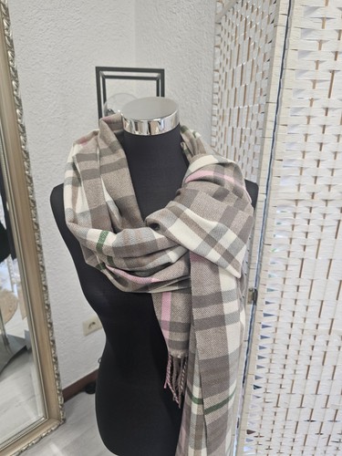 Rechteckiger schal tuch taupe - schal,