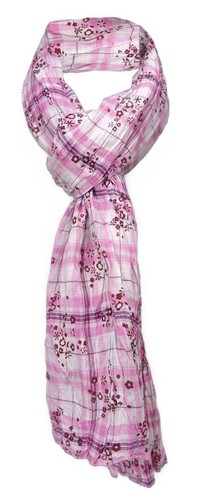 Gecrashter schal rosa - schal, in