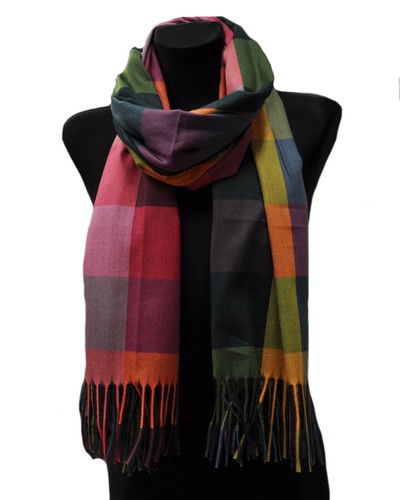 Warme winter lang schal karo - lang,