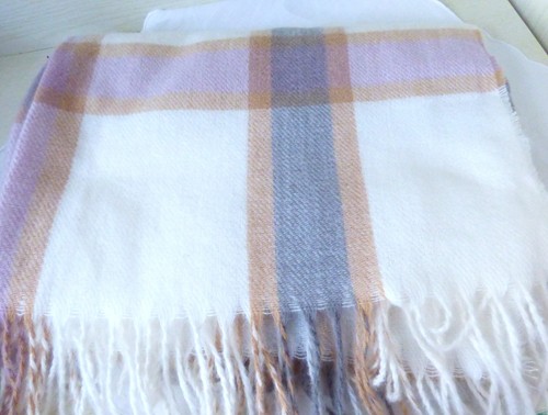 Winterschal mit fransen - winterschal,