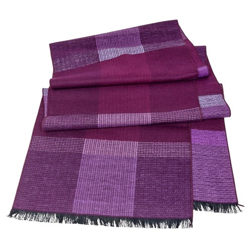 Schal seidenflanell aubergine - schal,
