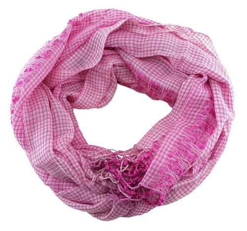 Schal pink rosa - in,